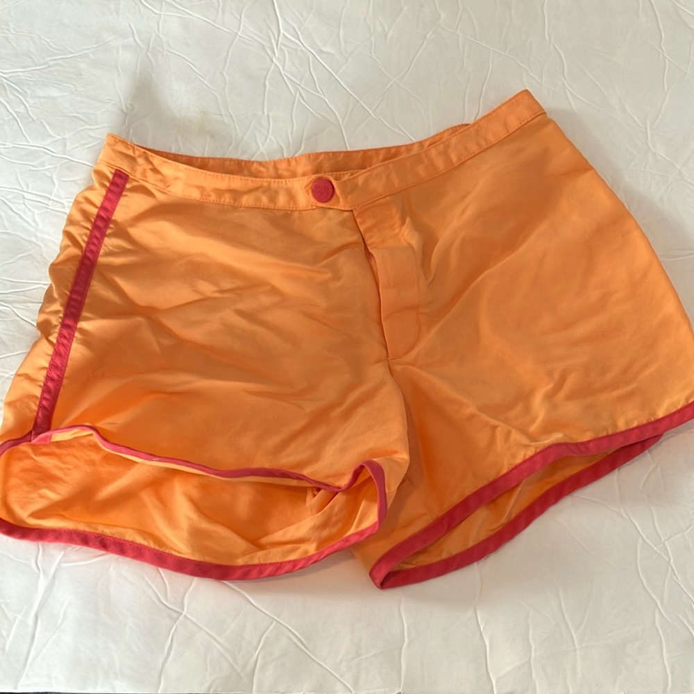 Girls old navy orange beach/pool shorts